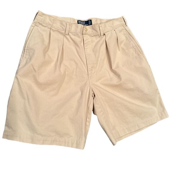 Polo Ralph Lauren Chino Shorts Tyler Short Size Large Khaki - Picture 1 of 6